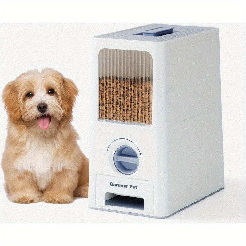 Gardner Pet Large Dog Food Container With Slide Out Bowl